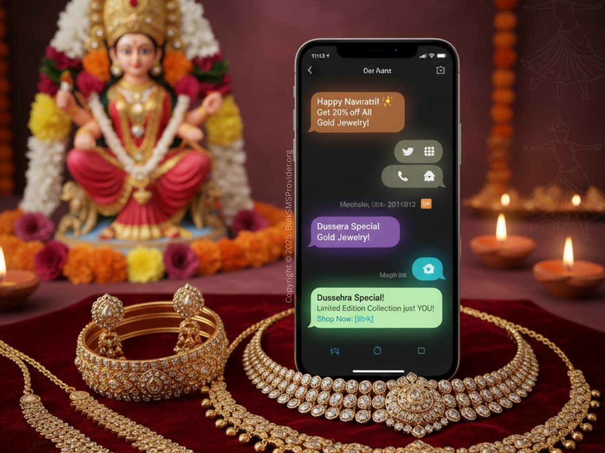 SMS_BlastAd's tweet photo. Maximizing #Jewelry Sales During #Dussehra &amp; #Navratri2025 with #BulkSMSMarketing.

Official Website: https://t.co/VkjiFY5N1v https://t.co/rgav1Wx0Zr
