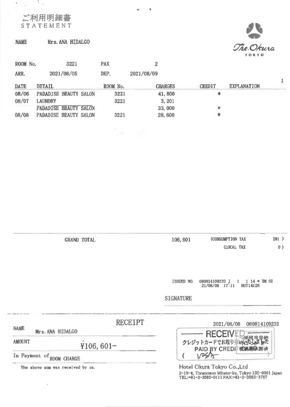 CerfiaFR's tweet image. 🇫🇷🇯🇵 FLASH | Les notes de frais d'Anne Hidalgo révèlent que la maire de Paris s'est offert, lors d'un voyage officiel, des soins à 858 € au Paradise Beauty Salon de l'hôtel Okura à Tokyo. Une note passée au nom d'Ana Hidalgo. Ces documents proviennent de la Mairie de Paris, qui…