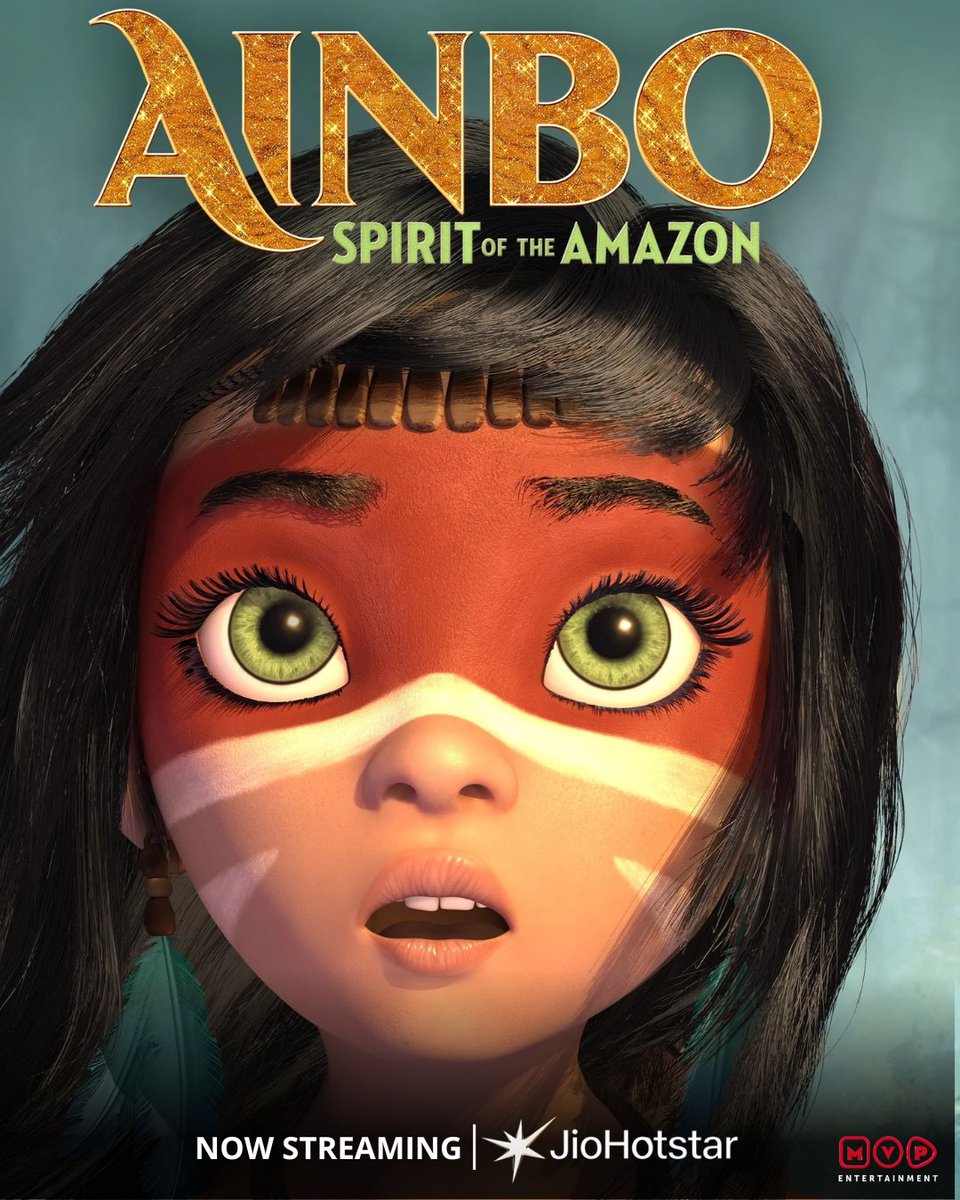 A magical rainforest. A young warrior. Two hilarious spirit guides. Get ready for the adventure of a lifetime with #Ainbo  streaming now on JioHotstar!

#Ainbo #ainbomovie #JioHotstar #newmovie #newrelease #animation #trending #mustwatch #adventure #MVPEntertainmentIndia