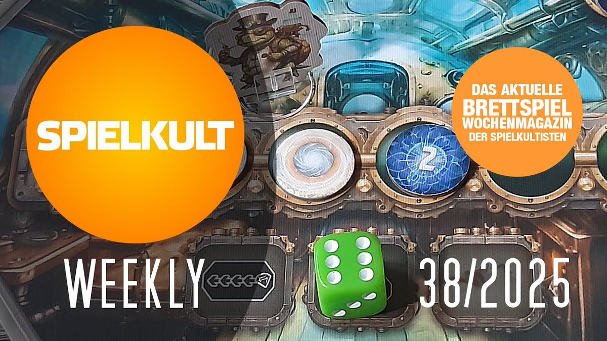 #Werbung Hier kommt die neueste Ausgabe unseres Brettspiel-Wochenmagazins auf YT: youtu.be/tQ4kwsue0vE - Schaut mal rein 😀