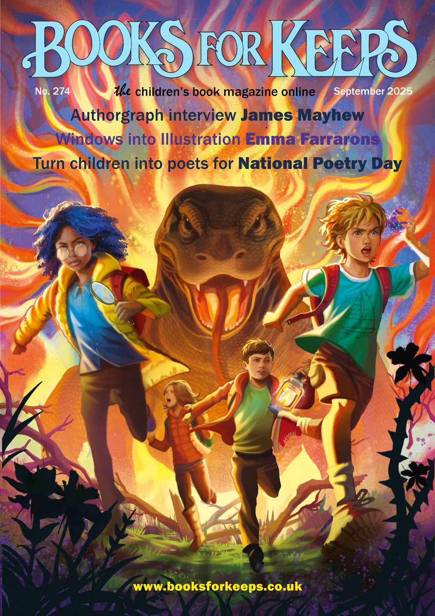 Out now! #BfK274 with articles, interviews, news, comment, reviews. Authorgraph interview James Mayhew, Windows into Illustration Emma Farrarons, Ten of the Best books to turn children into poets, Simon Mole interview, new Beyond the Secret Garden #kidlit 
booksforkeeps.co.uk/issue/bfk-274-…