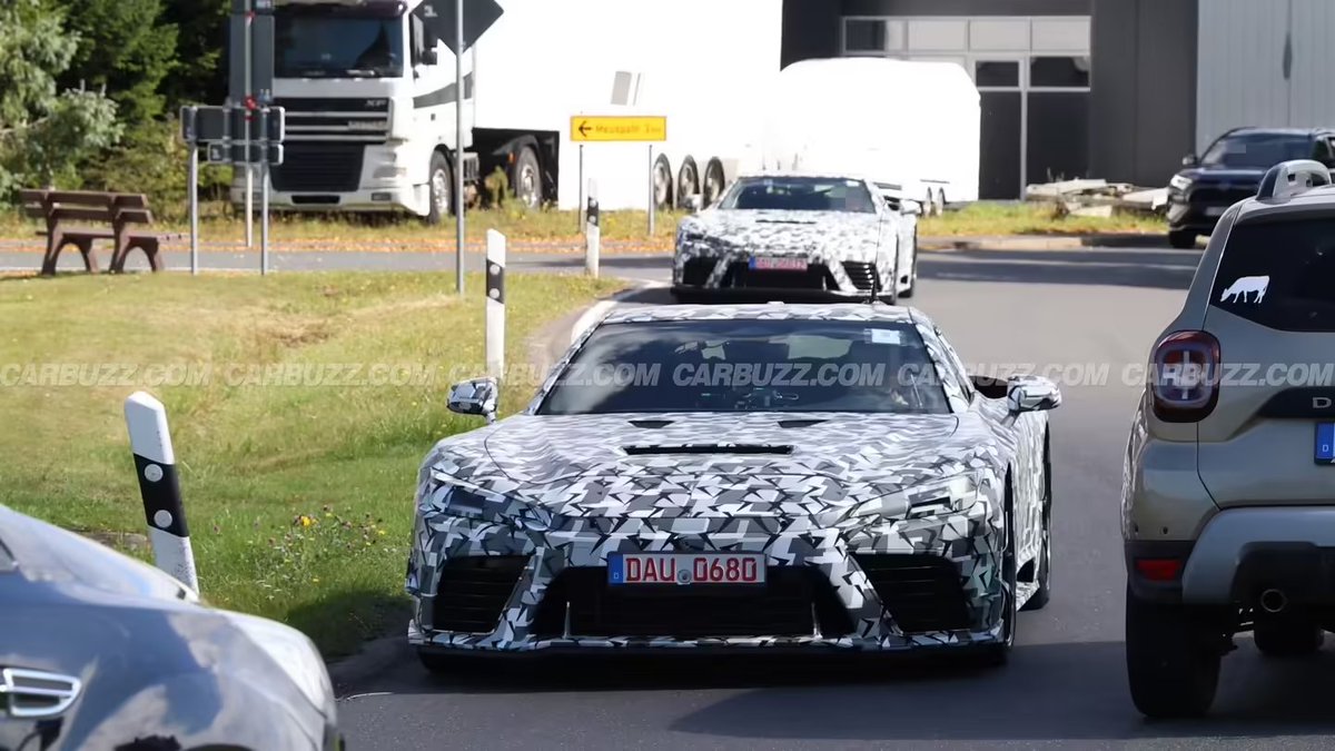 AutoLab_1's tweet image. Lexus LFR supercar road test images exposed:full of presence, with an estimated combined power of 900 horsepower. @Lexus