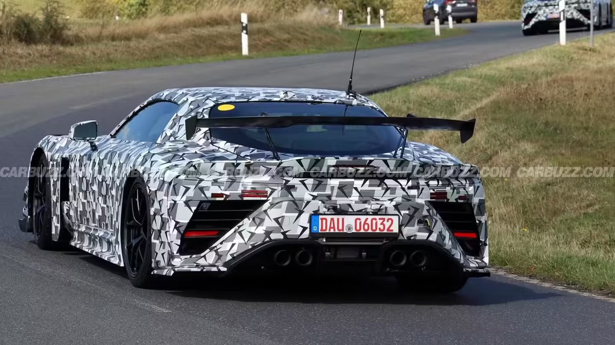 AutoLab_1's tweet image. Lexus LFR supercar road test images exposed:full of presence, with an estimated combined power of 900 horsepower. @Lexus