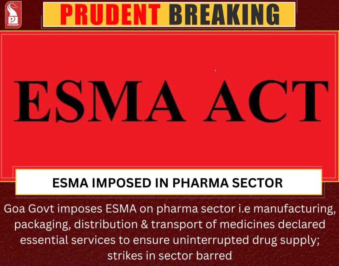 “The authoritarian rule of the Goa BJP government has continued #ESMA act since 2023, showing a dictatorial tendency. When will the deity that is the Hon’ble High Court be pleased? This is a protest against the ongoing injustice — an attack on the constitutional rights of