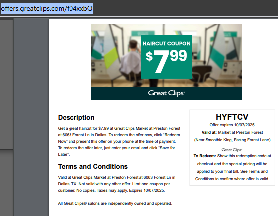 GreatClipCanada's tweet photo. Great Clips Coupon Code, Great Clips Coupon $5 off, $8.99 Great Clips Coupon, Great Clips Coupon Austin October 2025
#GreatClipsCoupons $5 / $6.99 / $7.99 &amp; $8.99 Off 2025
https://t.co/38GYZNIPcg https://t.co/MSLTIIANIA