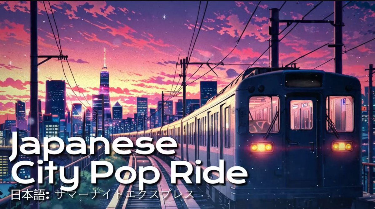 🎵 Hey, I just dropped something new!
Summer Night Express – Japanese City Pop Ride
日本語: サマーナイトエクスプレス – 日本シティポップ

💿 FULL track here 👉 youtu.be/MGOhZrI0I-s