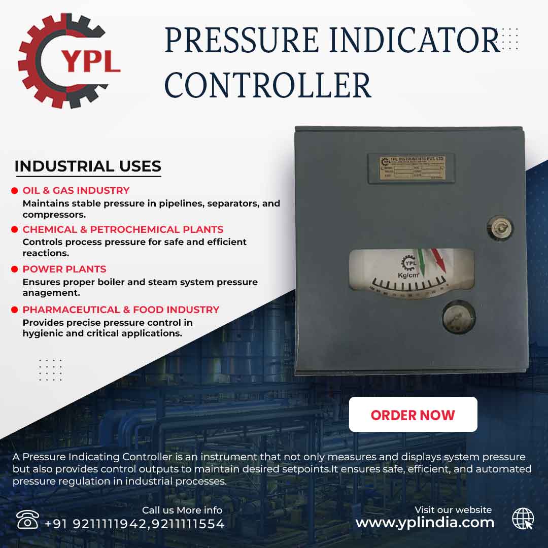 YPLInstrument's tweet image. ⚙️ Reliable. Accurate. Efficient.
The Pressure Indicator Controller from YPL not only measures and displays pressure but also ensures precise control for safe and automated industrial operations. 🚀

#YPL #PressureController #IndustrialAutomation #ProcessControl