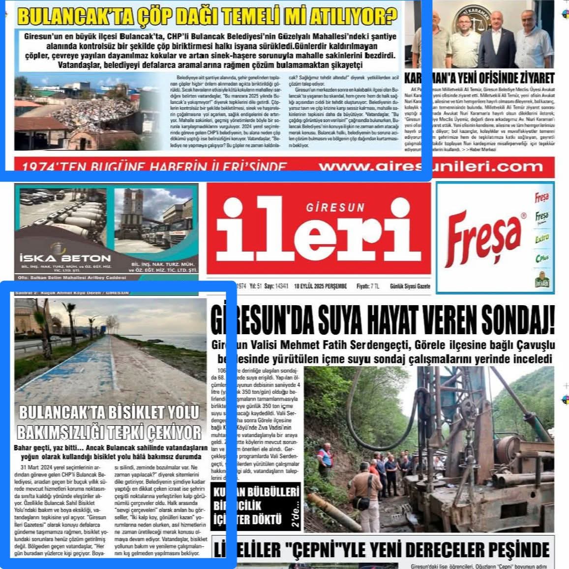 TÜGVA ile Bulancak Belediyesi arasında köprüler atılmış demek ki. Sahi şu TÜGVA Bulancak binasının Bulancak halkının hizmetine sunulması, nikah salonu yapılması müjdesi ne oldu yahu? TV kanallarına gönderilen videolar falan vardı. AK Partili belediye zamanında adeta peşkeş