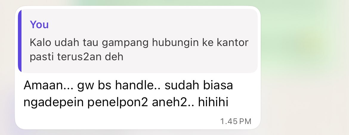 beibxes's tweet image. Untung rsp gue pengertian. Tinggal gimana pandangan HRD, direksi sama org2 kantor nih😭 mana ada yg ngancem mau kirim surat penagihan ke kantor sekalian v word😭💔 amit2 ya Allah semoga hanya gertakan