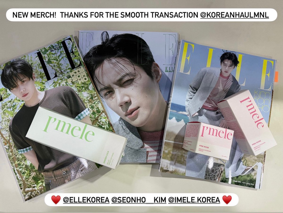 My Kim Seonho merch is here!  Yey!  Thanks for the smooth transaction <a href="/koreanhaulmnl/">koreanhaulmnl ✨️</a>! ♥️

#KimSeonho #김선호
<a href="/imele_korea/">imele</a> <a href="/ELLE_KOREA/">ELLE Korea 엘르</a>