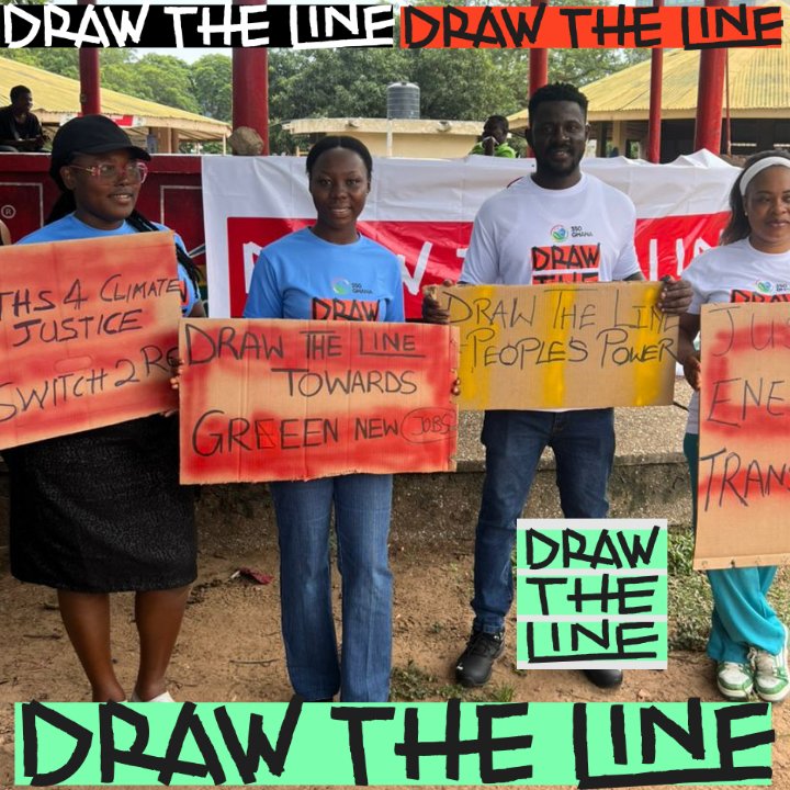 Every Ghanaian deserves clean, affordable energy. It’s a right, not a privilege. #DrawTheLine #350Ghana