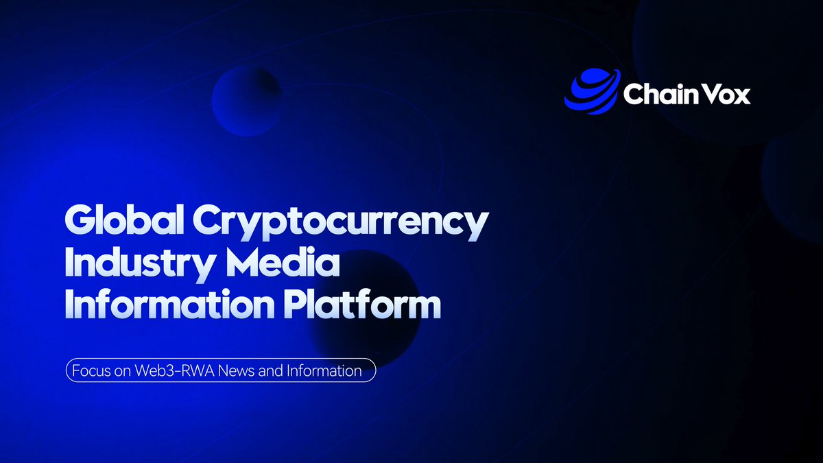 chain_vox's tweet photo. ๐ ChainVox connects the world.
VOX breaks all borders.
Your global hub for Web3, Metaverse, NFT & Blockchain news.
#ChainVox #Web3 #CryptoNews #Metaverse #NFT #Blockchain https://t.co/sG49MQ91Un