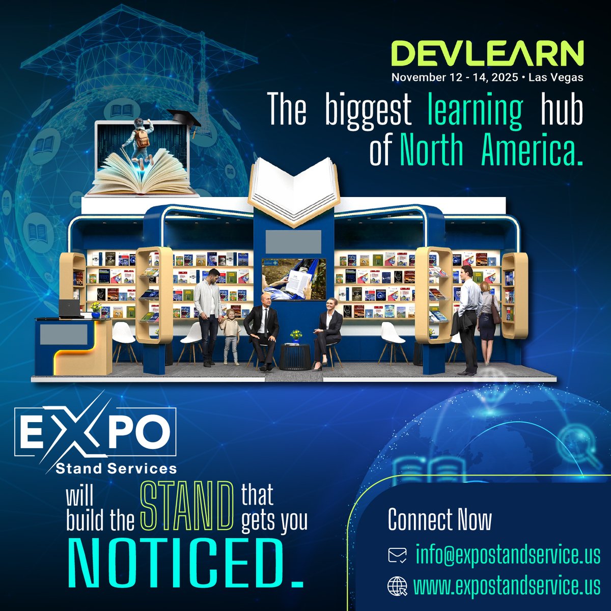 Expostand_USA's tweet image. 🚀 DevLearn 2025 ✨ Launch your brand with Expo Stand Services 🌍 Connect, Innovate & 🌟 Shine on the big stage 👉 expostandservice.us/devlearn-confe…
#DevLearn #northamerica #exhibition #exhibitionbuilder #Samsung #exhibitionstand #customstand #bematrixstand #expostandservices #expo2025