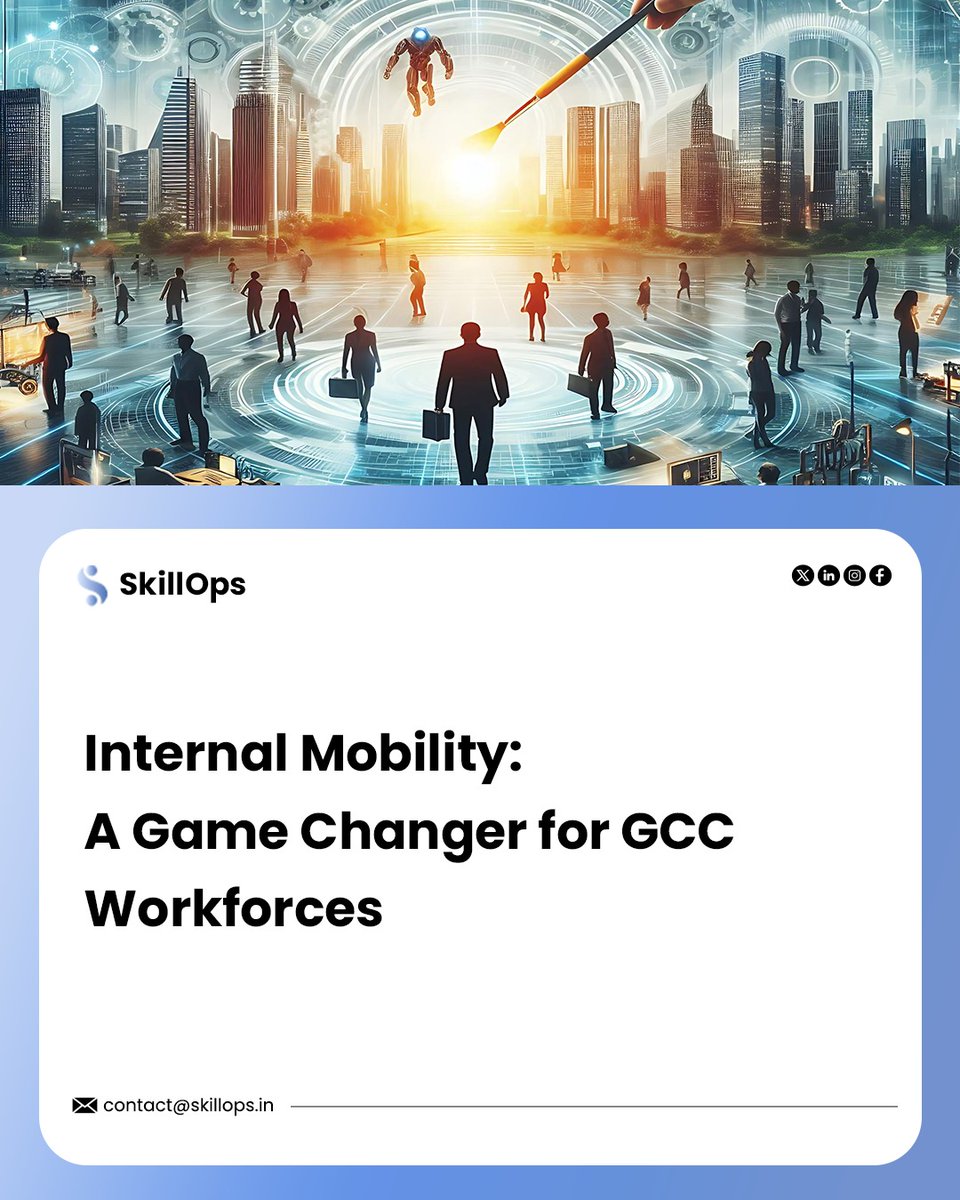 skillops_ai's tweet image. Internal Mobility: A Game-Changer for GCC Workforces
AI-driven platforms like Skillops.ai make this shift seamless by mapping competencies, identifying skill gaps.
 
#SkillopsAI #InternalMobility #FutureOfWork #GCCWorkforce #AIinHR #SkillDevelopment