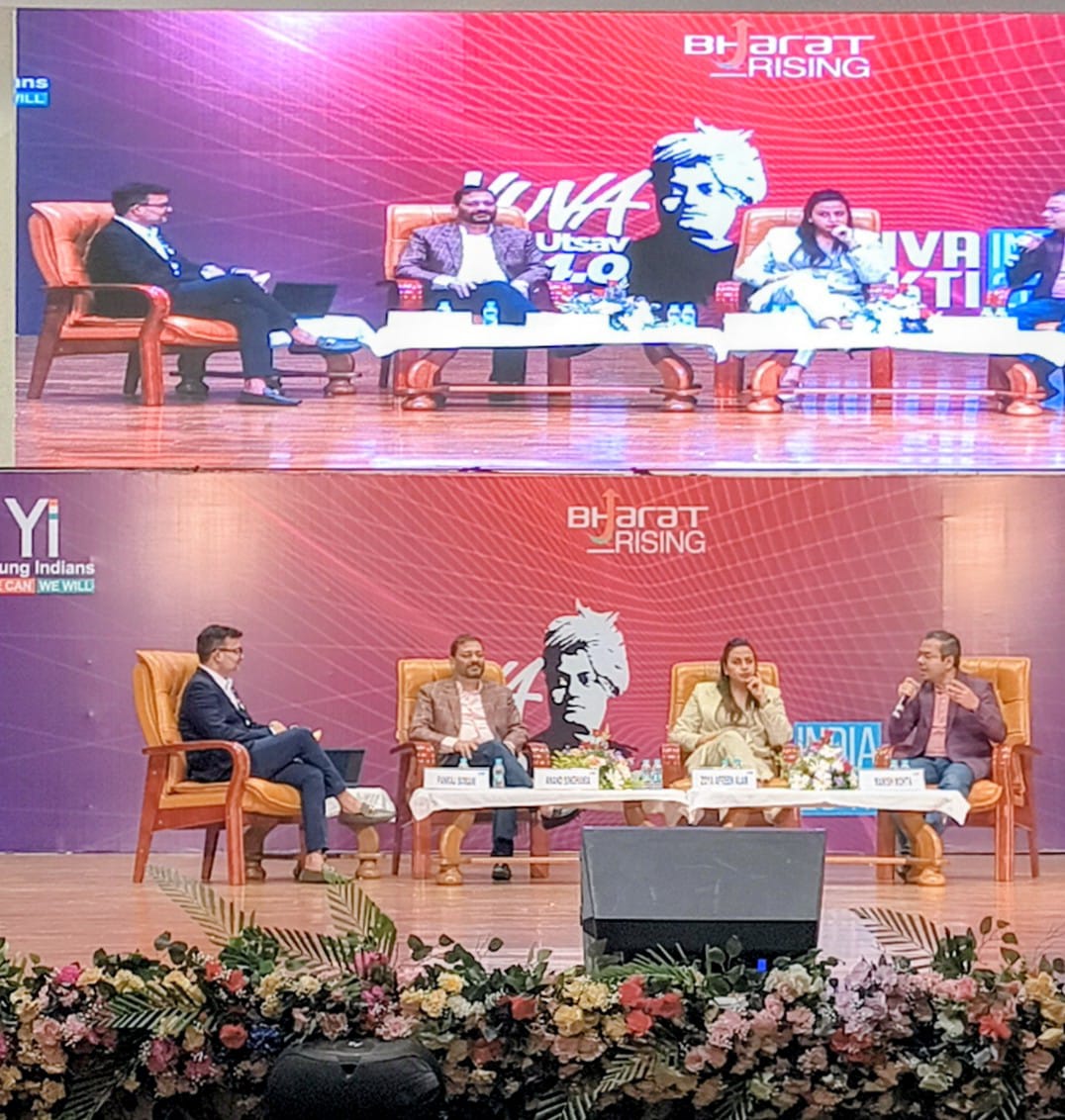 LearningSpiral's tweet image. 🚀✨ Learning Spiral at Yuva Utsav 4.0!

Our Director Manish Mohta joins the panel at Yi Raipur’s flagship event today at Pt. Dindayal Auditorium. 🎤🌟

Proud to represent EdTech innovation &amp;amp; share insights on transforming education! 💡📚 
.
.
#YuvaUtsav #LearningSpiral #EdTech