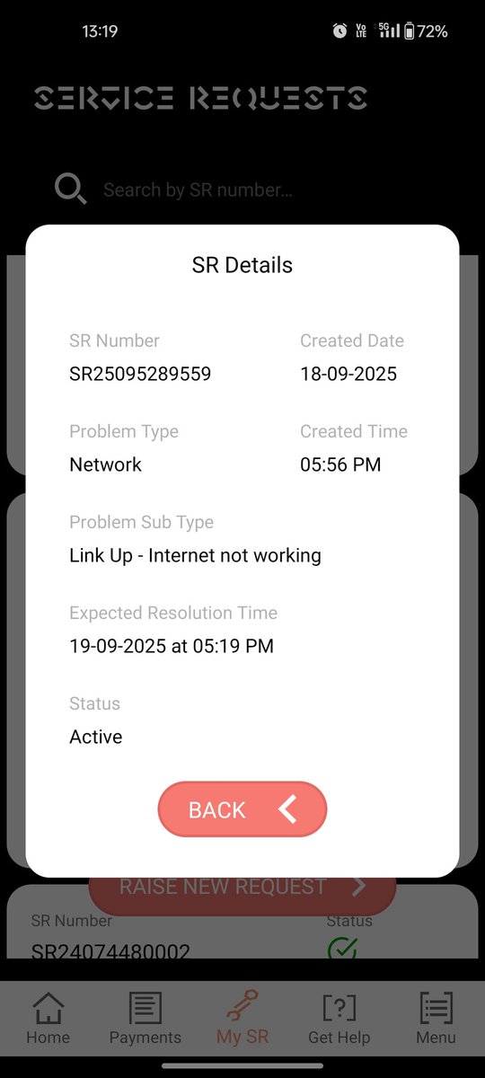 deepak_singh_f1's tweet photo. @OnSpectra after being made to wait for 15 min on the phone I was told by your team that there is no issue at their end. Please sensitize the support team to make sure to send someone to check the issue rather than trying to justify no issue etc etc. Really disappointed https://t.co/KXWQyLNkg3
