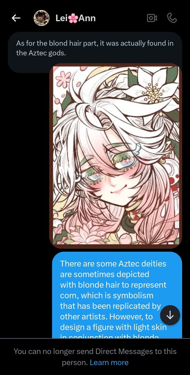therealumikyuu's tweet photo. @LeiNaimu

This is the first time I ever made a secondary account to bypass a block and publically hold someone accountable, but this feels entirely necessary so I can move on from the anger your deceptive behavior made me feel.

When actual Mexicans, such as me, give you+ https://t.co/roTgItDfaK
