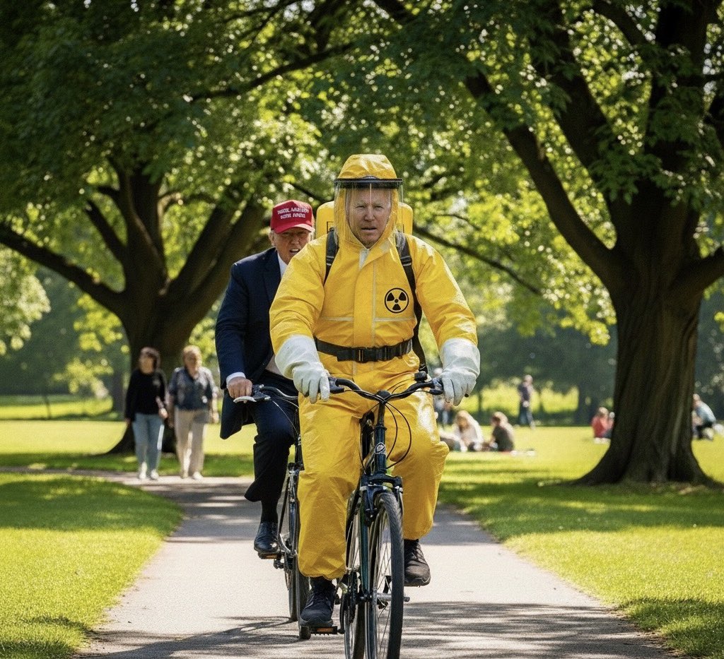 bideniumlabs's tweet photo. Every new Trump token is an attempt to catch the legend. But Biden on the crypto bike knows: those who hold survive 🚴♂️
#BIDENIUM #SleepModeStaking #CognitiveRugpull #BullishDegens #TrumpToken #TrumpFails #WLF https://t.co/6I4Cp62hyj