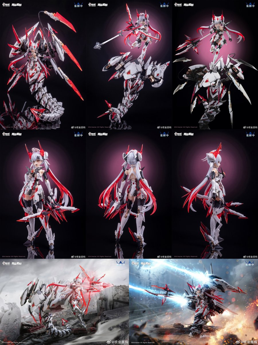 【オリジナルメカ娘】核金重構「紫微星·白（白蛇メカ娘）」1/12スケールプラモデル

【近日予約開始！】

・メカ美少女と白蛇メカが合体可能！
・価格248元(約5,000円)
・初回特典：炎ブレード6本
figsoku.net/blog-entry-476…
#AniMester #メカ娘 #プラモ #核金重構