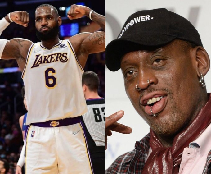 _NBAESP_'s tweet image. 🚨 Habló el Gusano Dennis Rodman 🚨
El Gusano volvió a encender las redes con éstas declaraciones sobre el jugador de los Lakers, LeBron James.
Según el ex jugador de los Chicago Bulls Dennis Rodman, si LeBron James hubiera jugado en Chicago, en lugar de Michael Jordan:…