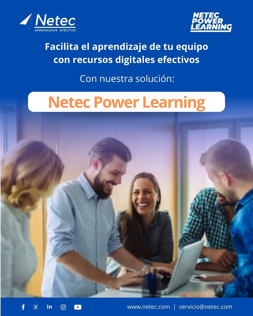 netec's tweet image. Conoce los recursos digitales que incluye nuestra Aula Virtual de #NetecPowerLearning⚡
Conoce aquí más información 👉 hubs.la/Q03J_7Wn0
Descubre por qué nuestra solución ha demostrado facilitar y asegurar el aprendizaje de tus colaboradores en TI. 🎯
#NetecConecta #NPL