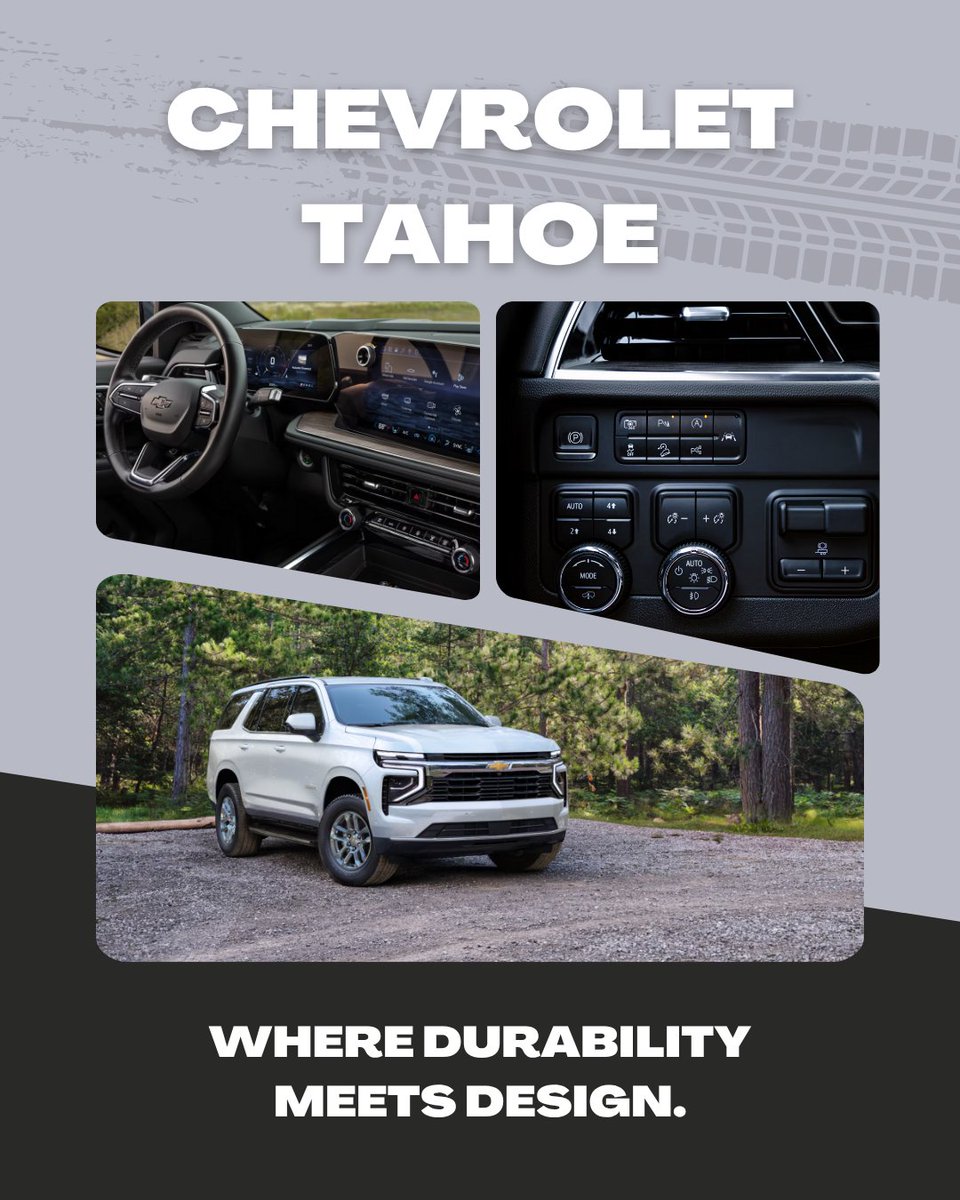 A full-size SUV that’s anything but ordinary—meet the 2025 Chevy Tahoe.

🚀 Make a bold move: dimmittchevrolet.com