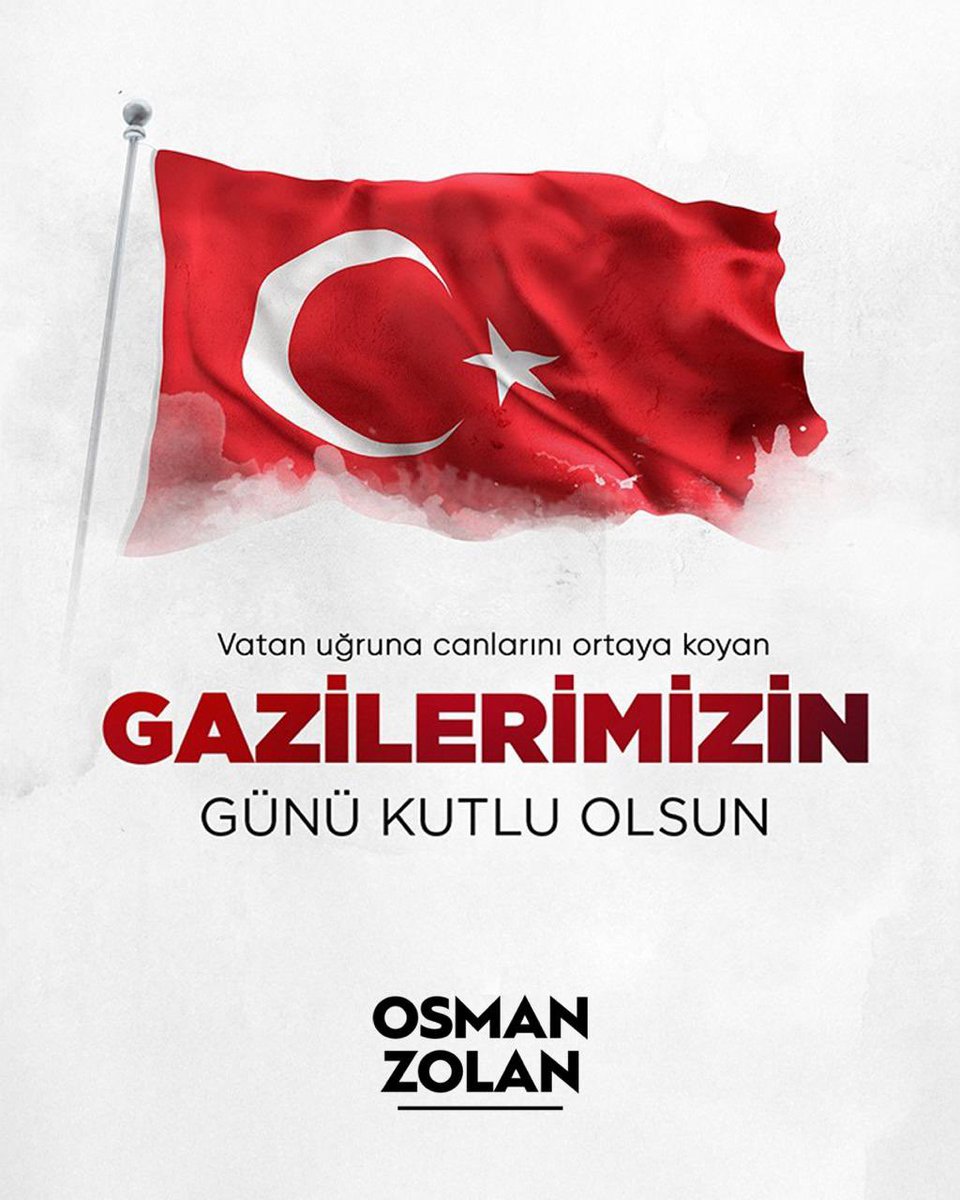 Gazilerimiz, milletimizin onur ve gurur kaynağıdır. 🇹🇷

Başta Gazi Mustafa Kemal ATATÜRK ve silah arkadaşları olmak üzere hayatını kaybeden tüm Gazilerimizi rahmetle, yaşayan Gazilerimizi minnet ve şükranla anıyoruz.

#GazilerGünü