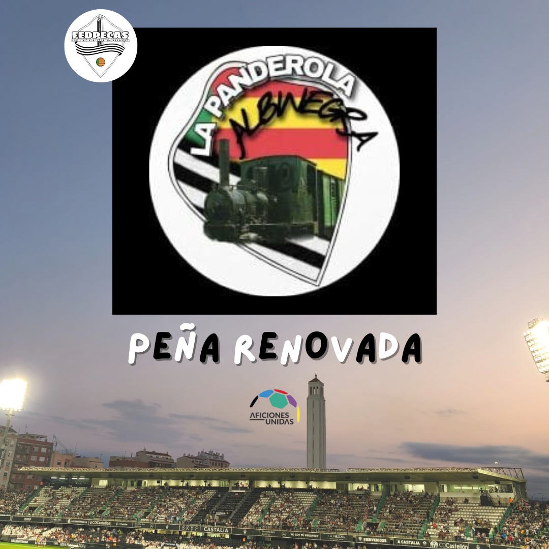 ⚪⚫ ¡La Panderola Albinegra renueva con Fedpecas!