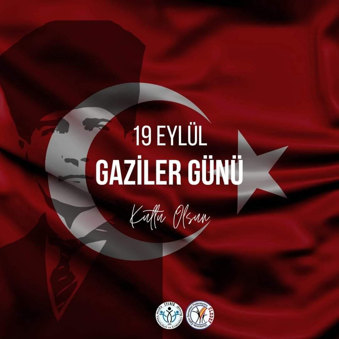 Başta Gazi Mustafa Kemal Atatürk olmak üzere vatan uğruna mücadele eden bütün şehit ve gazilerimizi sonsuz saygı, minnet ve rahmetle anıyoruz.
🇹🇷🇹🇷🇹🇷🇹🇷🇹🇷🇹🇷🇹🇷🇹🇷
#19EylülGazilerGünü