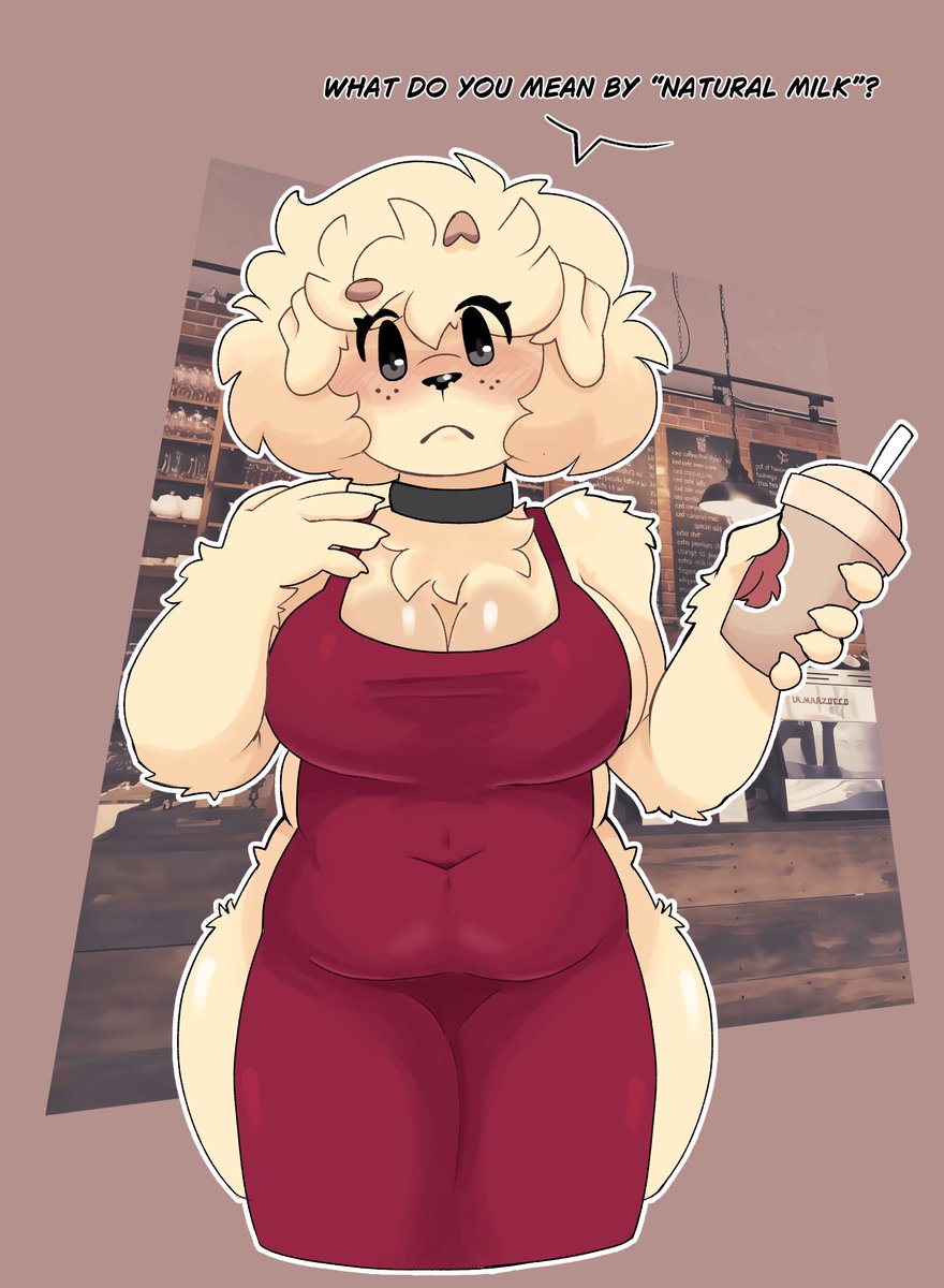 Skibanana_'s tweet photo. First day at the cafe 🤎 https://t.co/AtKzHMUZOr