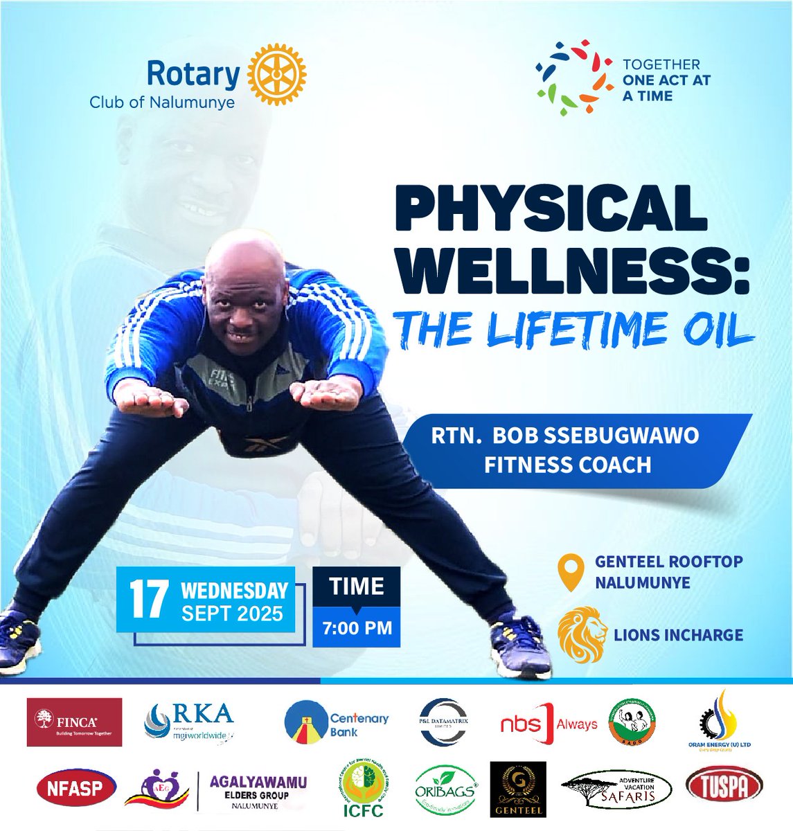 RotaryNalumunye's tweet image. Our Happiness Officer, Rtn Angel Nambooze got us covered!!! 😊

Here stirring up our Aerobics session during the Physical Wellness last Wednesday.🏋️🕺💃

At RC Nalumunye, happiness is our way of life 👌#TheMunyes #Funfellowships #uniteforgood