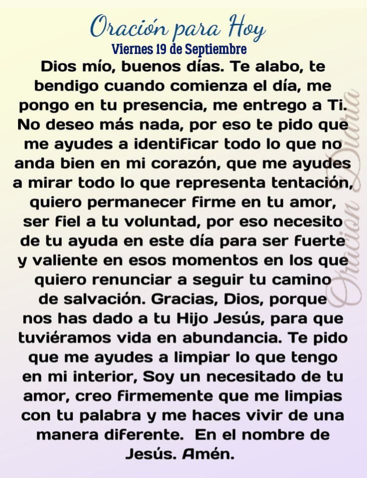 Oración Diaria®™ (@oracion_diaria) on Twitter photo 