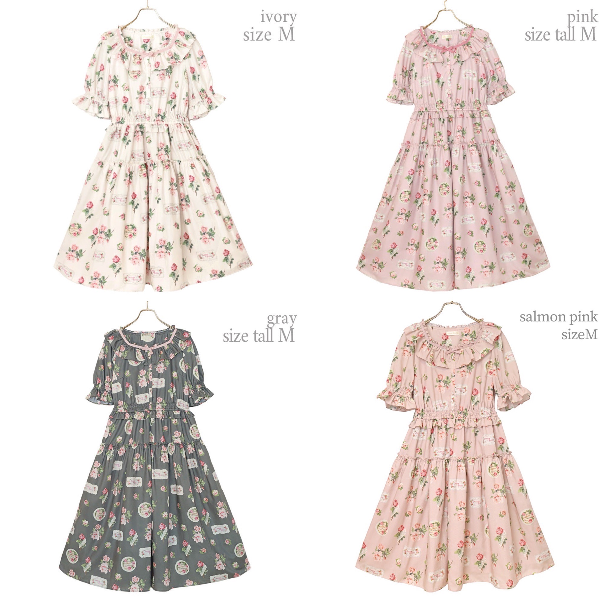 新品未使用♡melodybasket PreciousRoseフリルカラーワンピ Melody BasKet Precious Roseフリルカラーワンピース - メルカリ