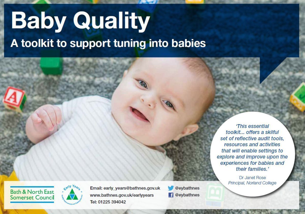 Our toolkits are designed to help you self-evaluate your setting practice; to identify your strengths and areas for development.  Find out which toolkit is best for you by visiting the B&amp;NES website where you can order a copy:
buff.ly/77fMZLS
