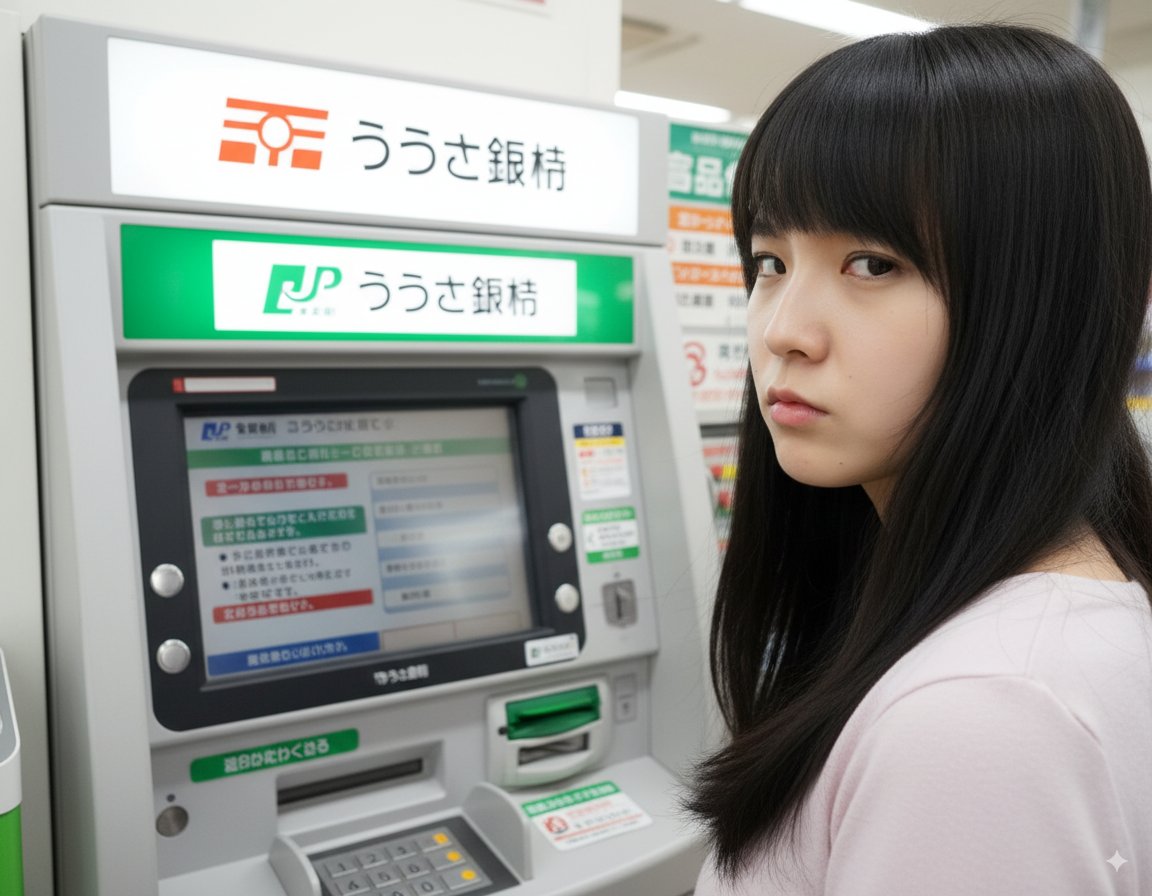 Kukkuree's tweet image. ゆうちょATMで残高末尾68円だったので、
32円入れて綺麗にしようとしたら、
「硬貨は手数料110円ですよろしいですか？」
即取り消し押して、32円ぺっぺと返される
#硬貨 #aistudio