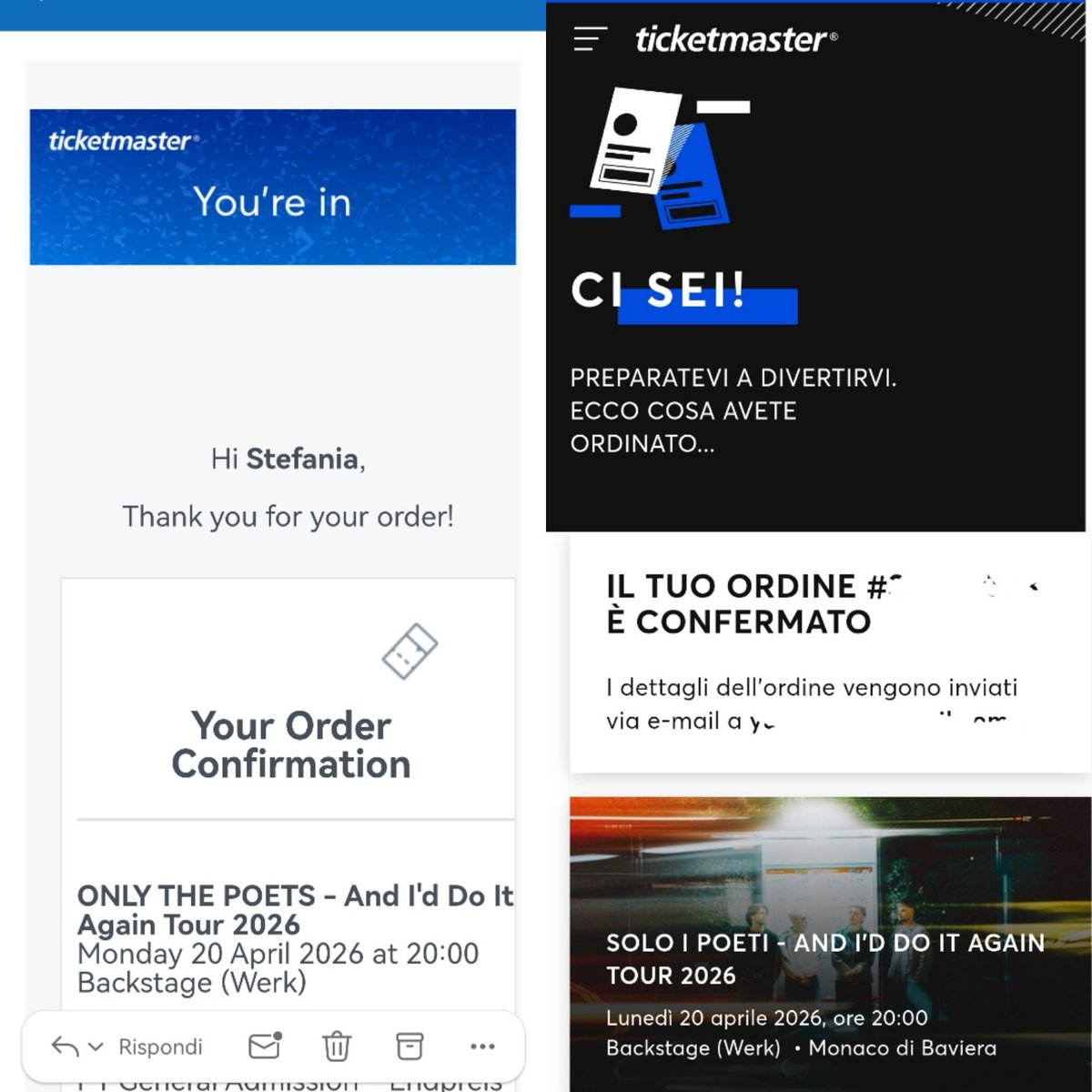 _greeneyes1978's tweet image. @onlythepoetsuk See you in Munich! 😎
#onlythepoets #andiddoitagain