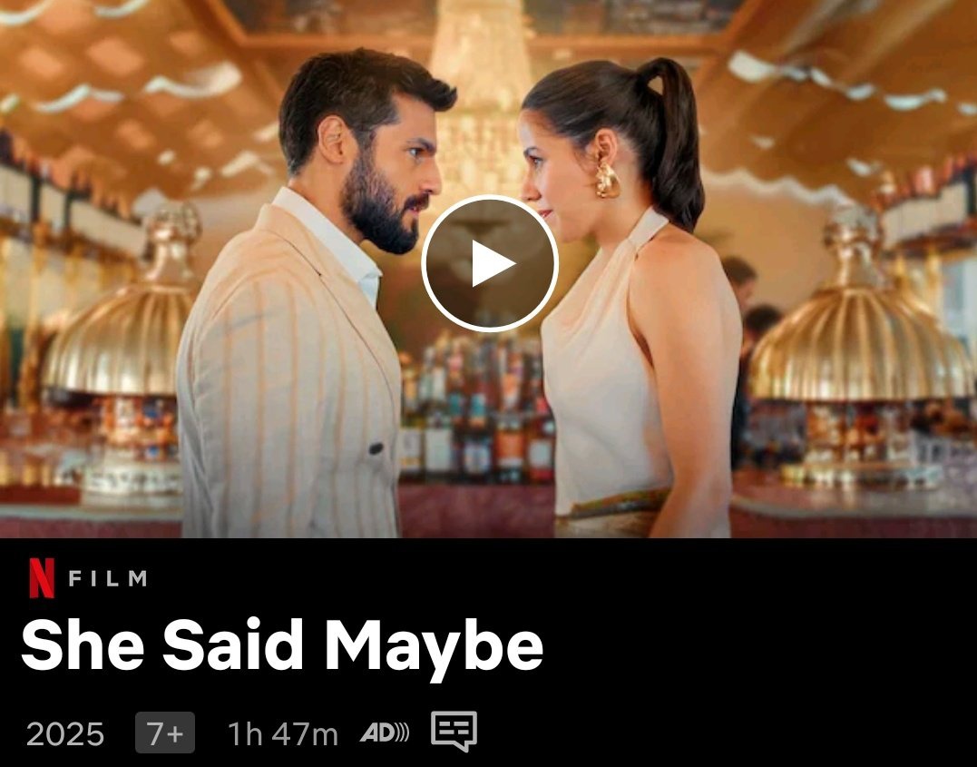 #SheSaidMaybe da oggi su Netflix
#Ongörü presto su Disney+

#SerkanÇayoğlu 😍😍😍
Tanta roba in ogni senso.