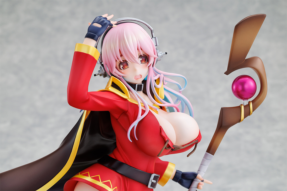 amiamihobbynews's tweet image. 差し替え表情パーツ、胸パーツが付属❕️

「すーぱーそに子」が『この素晴らしい世界に祝福を！』とコラボ！めぐみんの衣装を着て1/7スケールフィギュア化！
news.amiami.jp/topics/2025/09…

#あみにゅー #すーぱーそに子 #supersonico #このすば #konosuba #KDcolle