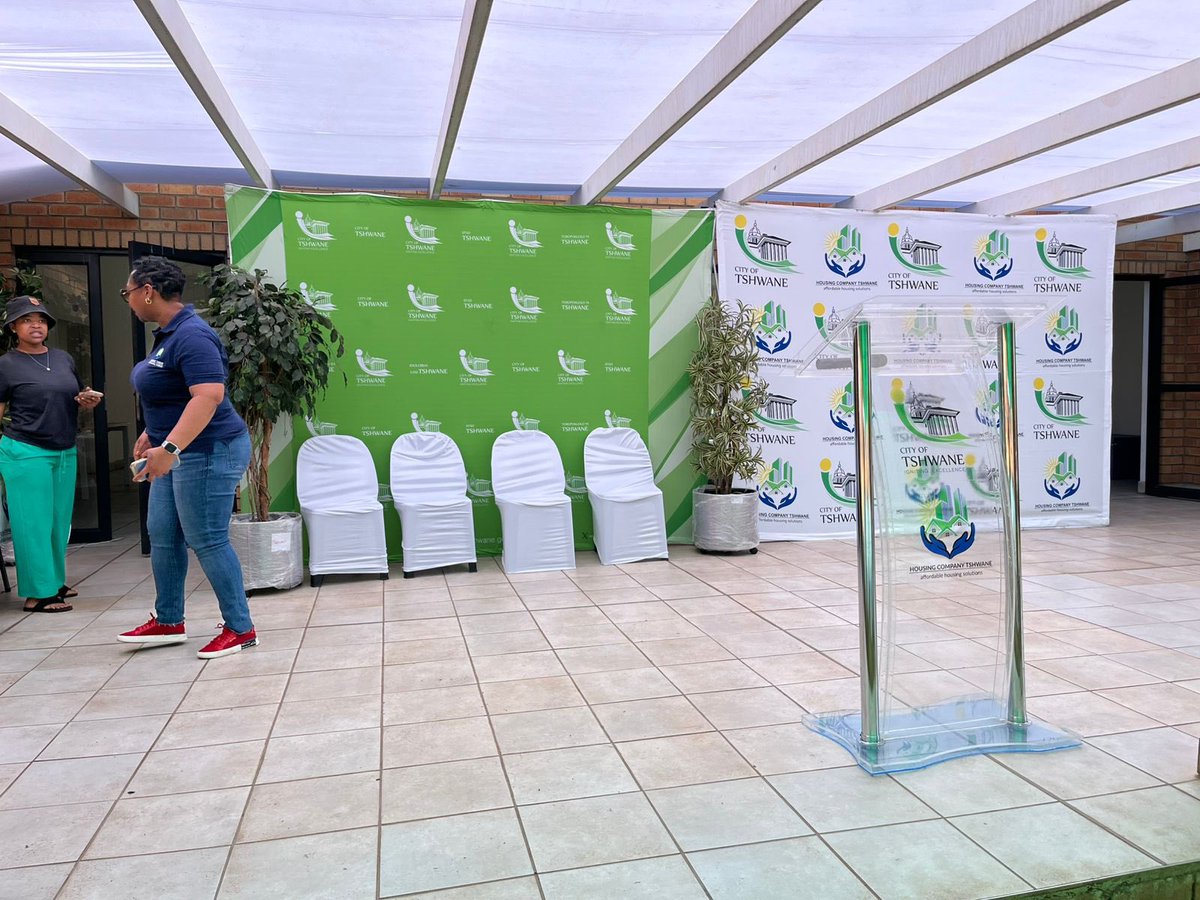 TshwaneHousing's tweet photo. Townlands Social Housing Waste Recycling Program launch taking place this morning. #BinItRight. @CityTshwane @maluksa @nasiphim https://t.co/N2tgFX9Xhv