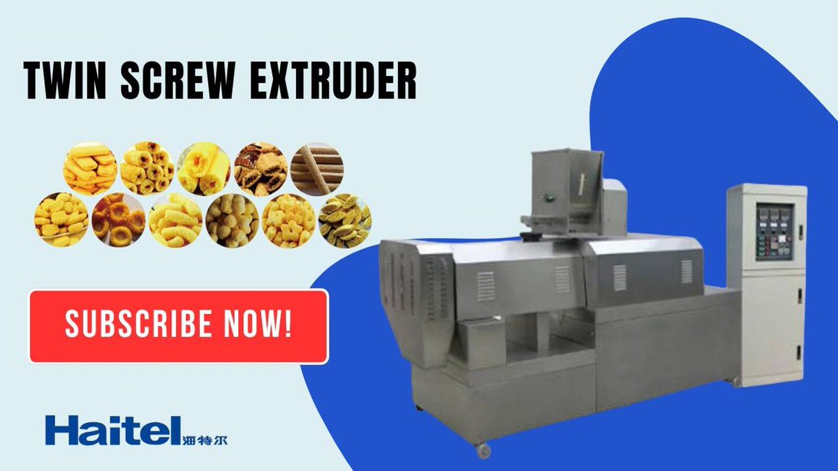 hebehaitel's tweet image. Boost your production efficiency with our Twin Screw Extruder 🚀

candymachinery.com
whatsapp: +8618217495276

#haitel #FoodProcessing #ExtruderMachine #SnackProduction #TwinScrewExtruder #FoodFactory