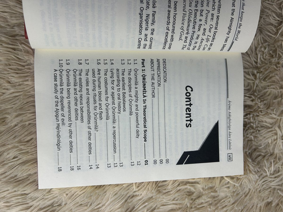 ILE_AJISEFA's tweet image. For the next 30days, I will be posting Isese books and the kind of information you will find in them. 
I believe this will give you direction. 
Let’s start with;

DAY 1. ORUNMILA the equilibrium that keeps the world.
This is one of the books I find most interesting about ORUNMILA…