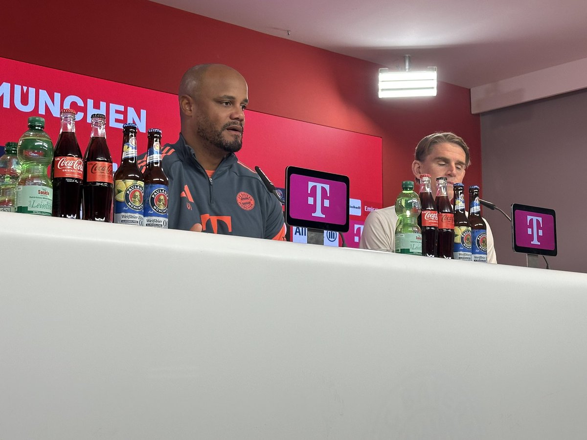 Vincent #Kompany vor #TSGFCB: #Stanisic fällt vermutlich bis nach der Länderspielpause im Oktober aus, #Guerreiro kann spätestens beim nächsten Spiel wieder dabei sein. Keine Festlegung, ob #Laimer oder evtl. #Bischof links hinten spielen. Ansonsten keine weiteren Ausfälle