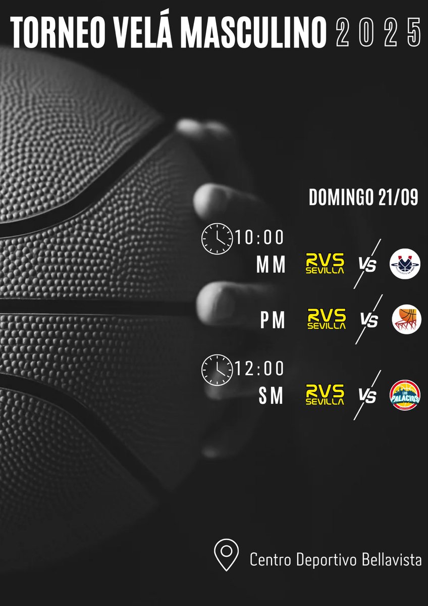 🏀TORNEO VELÁ MASCULINO 2025🏀

Menuda agenda nos ha quedado para el torneo de la Velá. PARTIDAZOS🤩

🙌🏼 Ven y anima!!

#ADNReverso 🖤💛