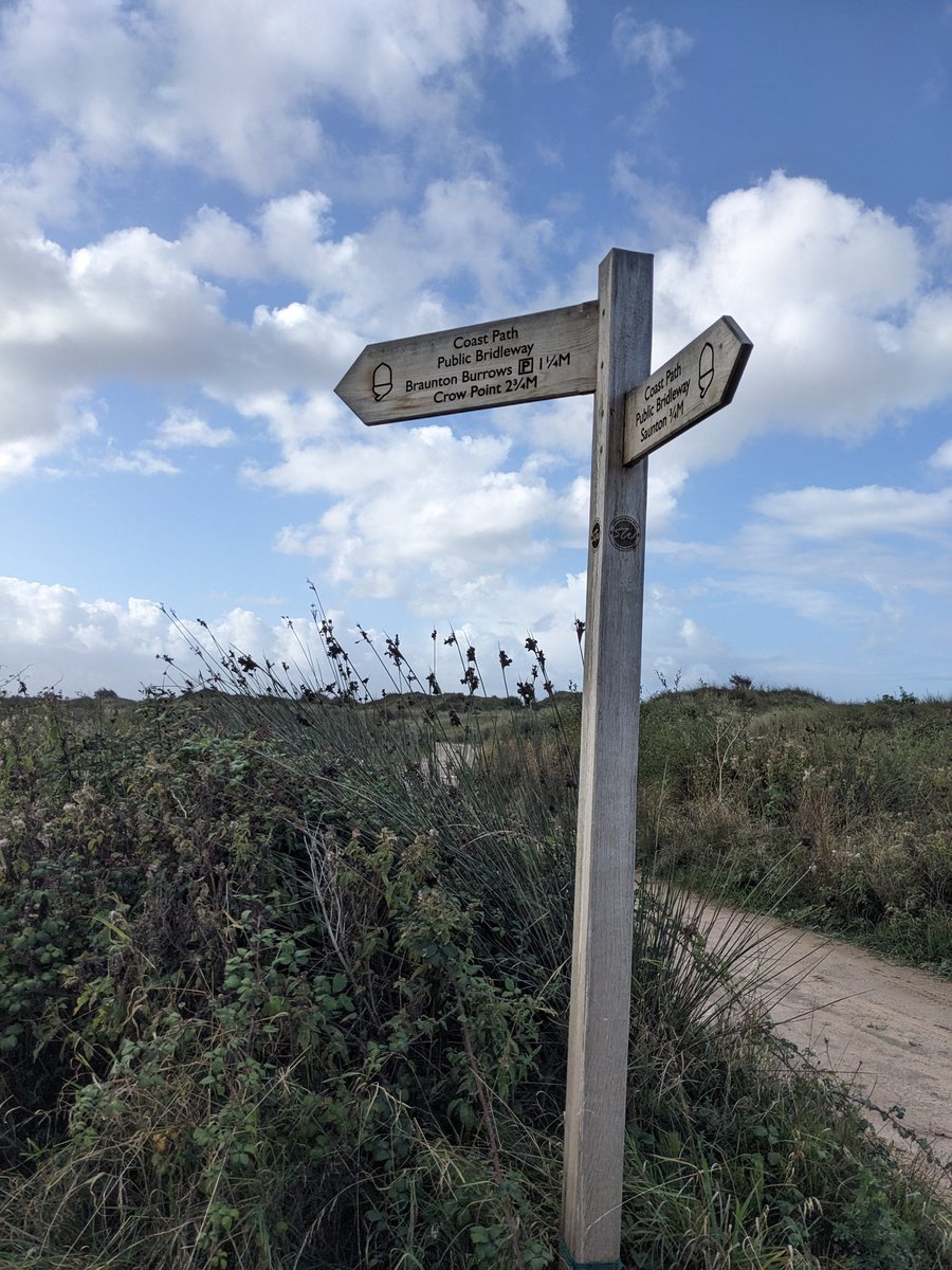 Today's #FingerPostFriday on SWCP in Braunton Burrows