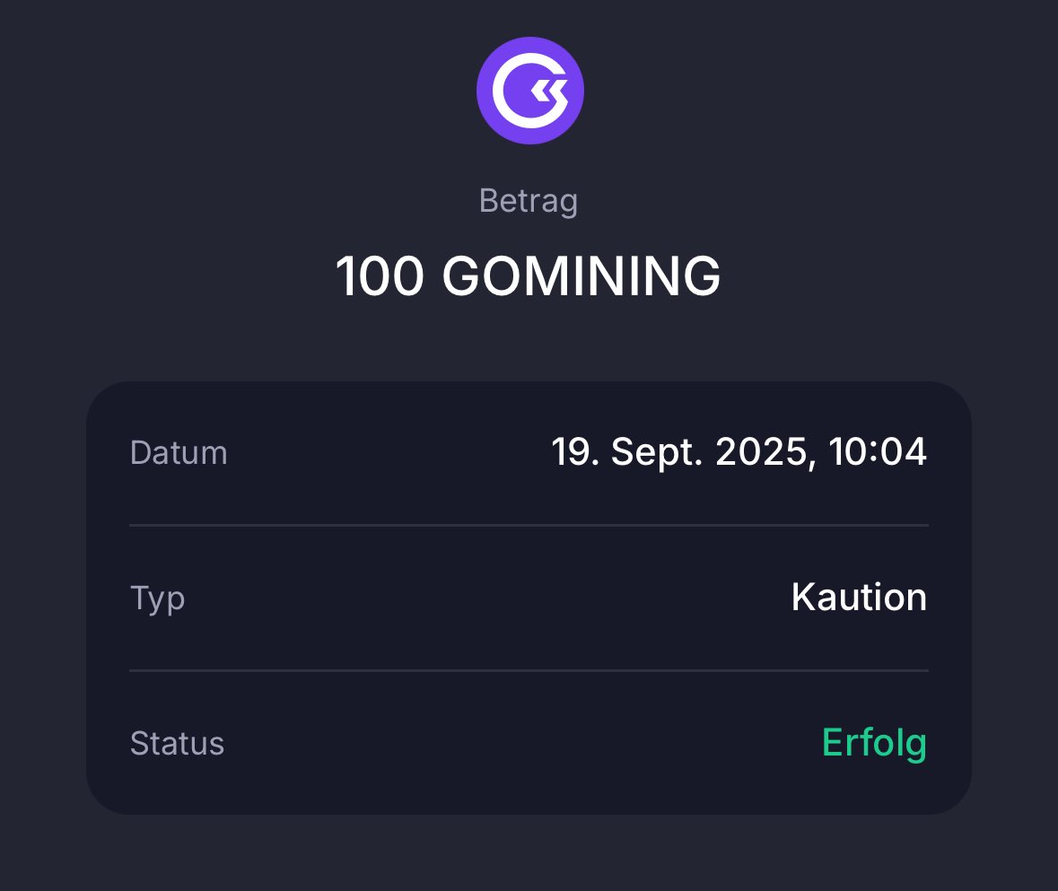 janrent1887's tweet image. Thank you very much @gomining for the 100GMT
#gomining #GoMining10M #Giveaway