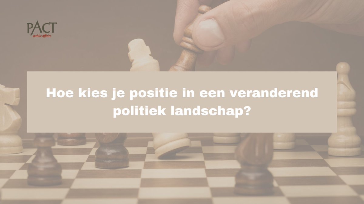 In een tijd van politieke verandering wil je als organisatie een duidelijke positie innemen. Je wil inspelen op ontwikkelingen en impact maken. 

#PublicAffairs #Positionering #StrategischeCommunicatie #PACTPublicAffairs #Belangenbehartiging #Politiek2025