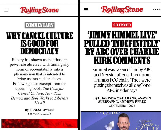 <a href="/JohnCleese/">John Cleese</a> But John don't you think that these words from Charlie Kirk are something we can agree to?
And we don't, like Rolling Stone, need to be so selective about freedom of speech, that it is for some but not for others.