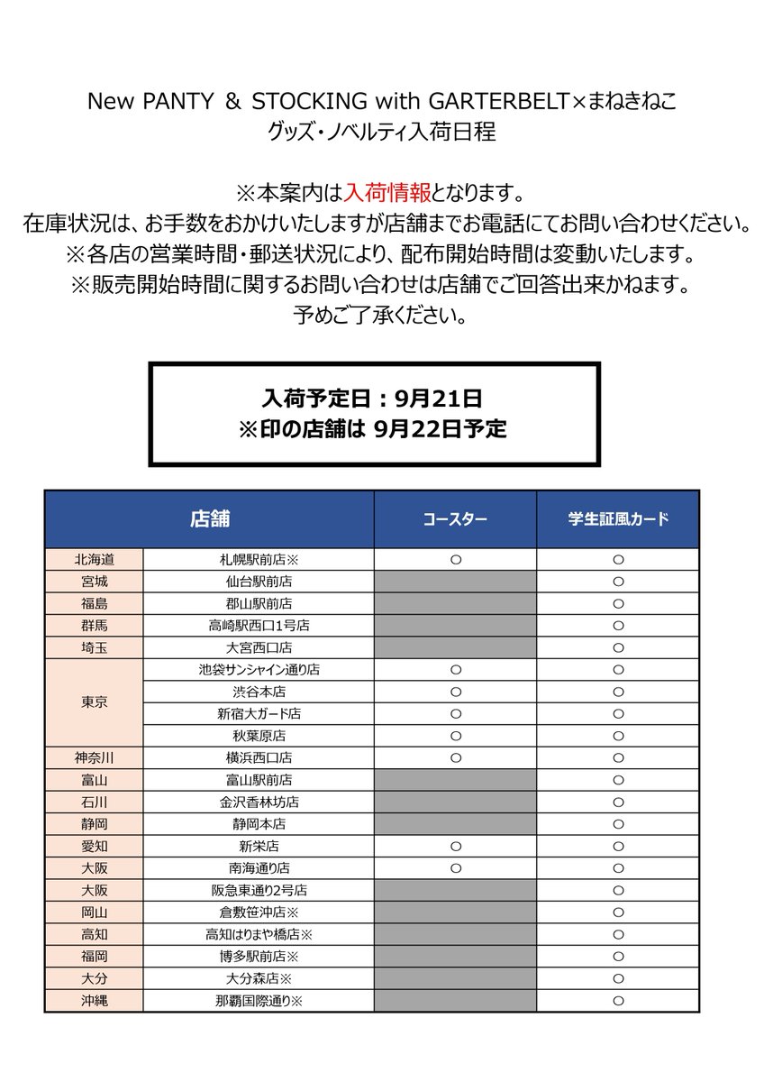 パンスト　まねきねこ　グッズまとめ売り パンスト まねきねこ グッズまとめ売り NEW PANTY ＆ STOCKING