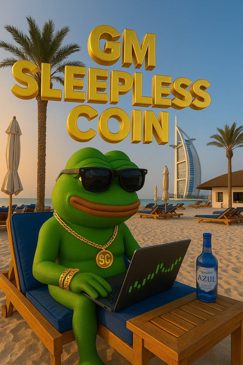 Ayooo GM legends 

#sleeplesscoin 
#sleeplessraidweek
#moneyneversleep
#CandleChartneversleep.