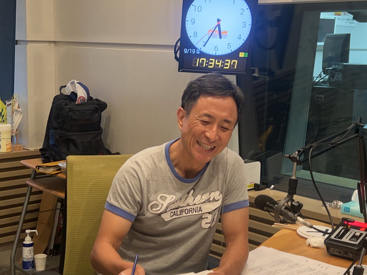 今週もありがとうございました👨🏻 ビールかけの話気になるぅぅ🍺 #ABC